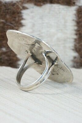Navajo Turquoise and Sterling Silver Ring - Virgil Reader - Size 11.75