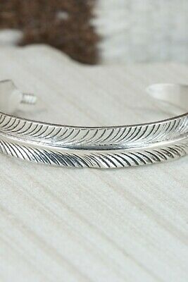 Navajo Sterling Silver Bracelet - Chris Charley