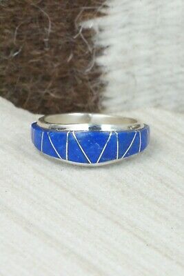 Lapis and Sterling Silver Ring - Susanna Kallestewa - Size 9
