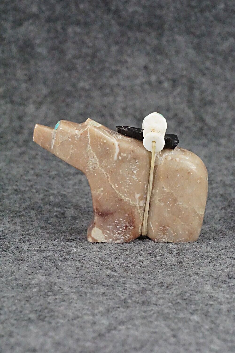 Bear Zuni Fetish Carving - Tony Laiwakete