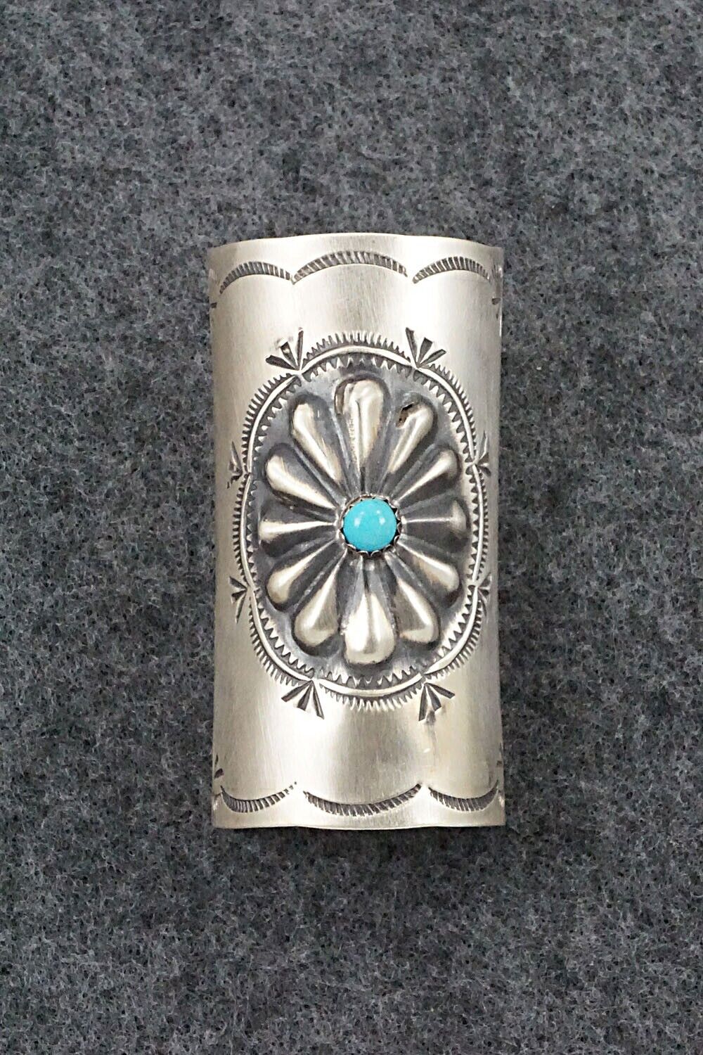 Turquoise & Sterling Silver Hair Pin - Arlene Soce