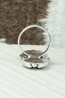 Turquoise & Sterling Silver Ring - Priscilla Reeder - Ring 7.75