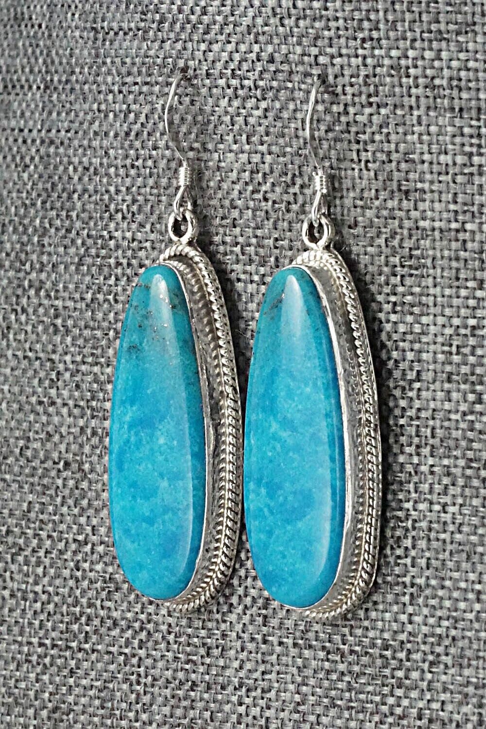 Turquoise and Sterling Silver Earrings - Sharon McCarthy