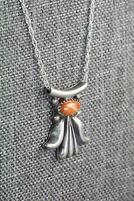 Spiny Oyster & Sterling Silver Necklace - Sharon McCarthy