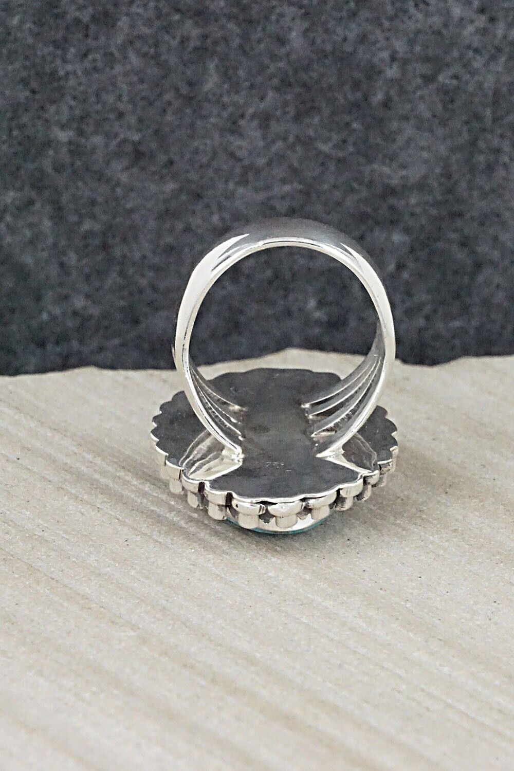 Turquoise & Sterling Silver Ring - Jimson Belin - Size 6