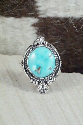 Turquoise & Sterling Silver Ring - Daniel Benally - Size 7