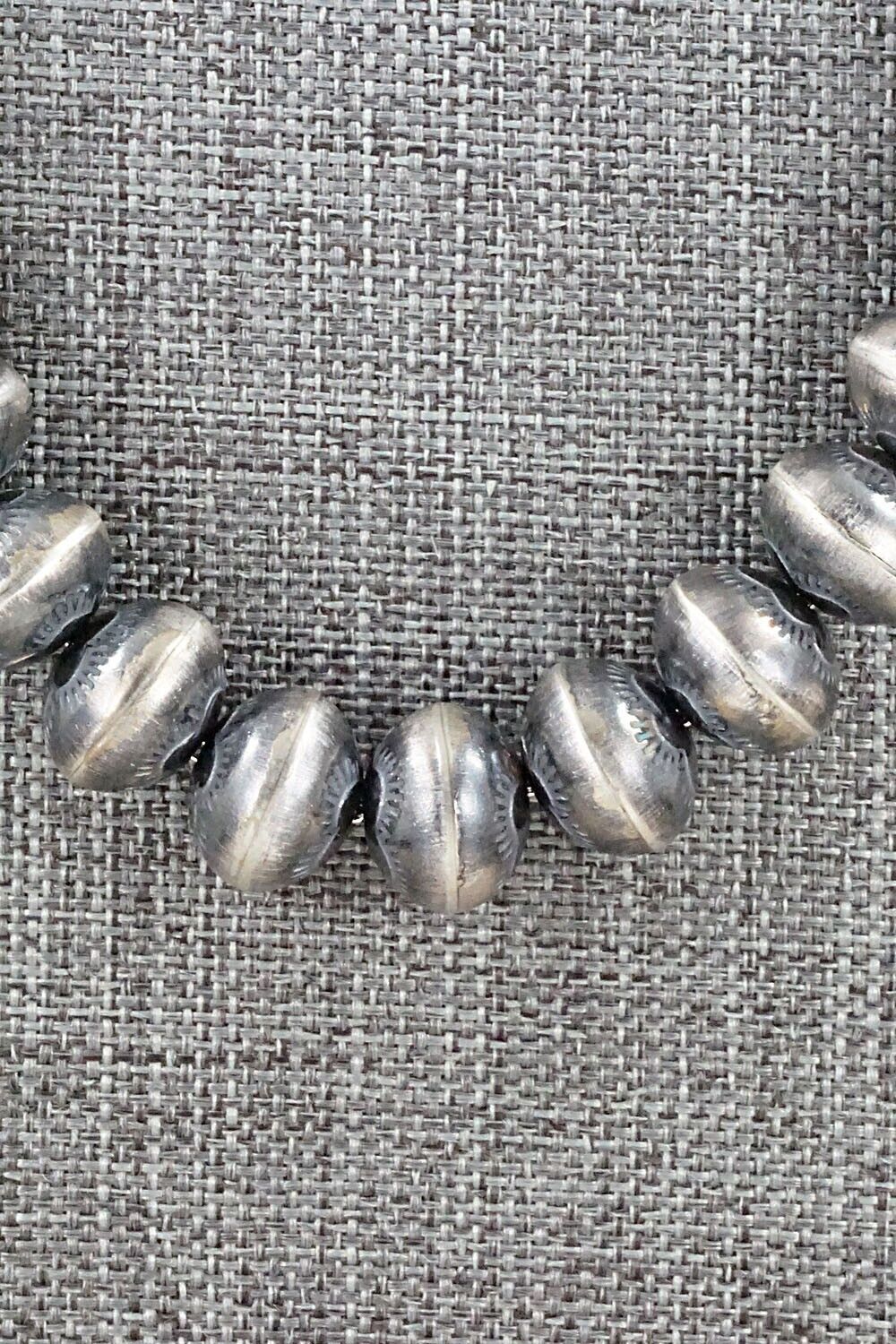 Sterling Silver Navajo Pearl Necklace - Michelle James