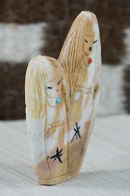Corn Maiden Zuni Fetish Carving - Sandra Quandelacy