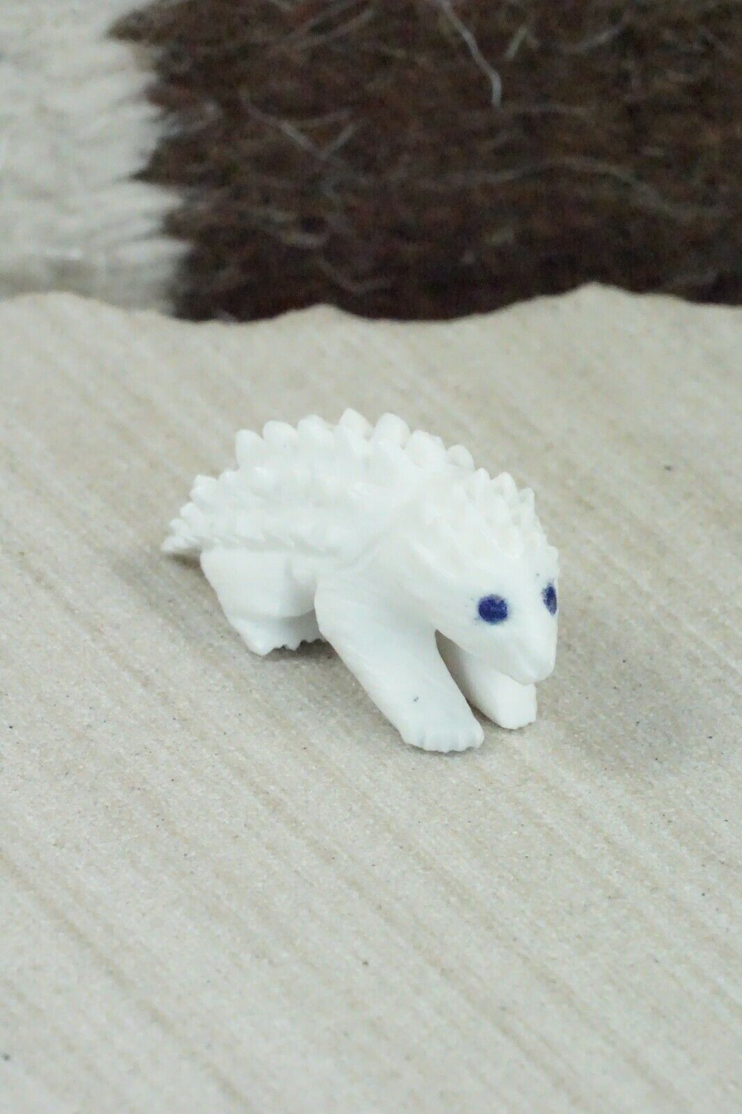 Porcupine Zuni Fetish Carving - Jonas Hustito