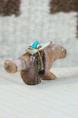 Mountain Lion Zuni Fetish Carving - Fernando Laiwakete - High Lonesome Trading