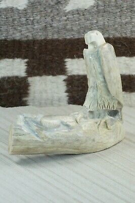 Eagle Zuni Fetish Carving - Allison White
