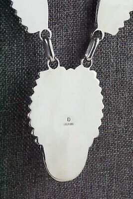 Turquoise and Sterling Silver Necklace - Davey Morgan