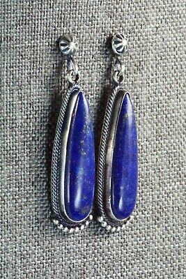 Lapis & Sterling Silver Earrings - Verley Betone