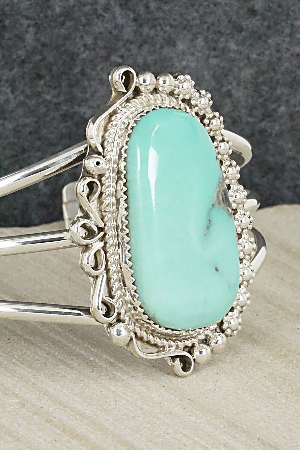 Turquoise & Sterling Silver Bracelet - Donavan Nez