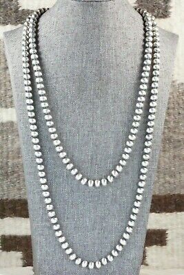 Sterling Silver Navajo Pearl Necklace - Jan Mariano