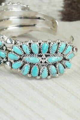 Turquoise & Sterling Silver Bracelet - Jazz Wilson - High Lonesome Trading