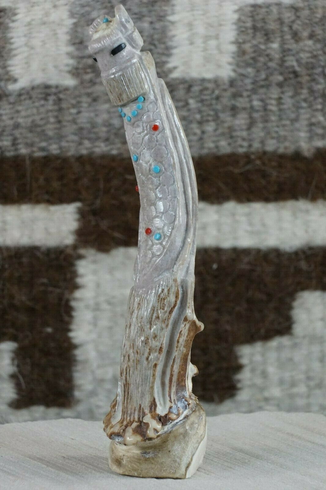 Corn Maiden Zuni Fetish Carving - Derrick Kaamasee - High Lonesome Trading