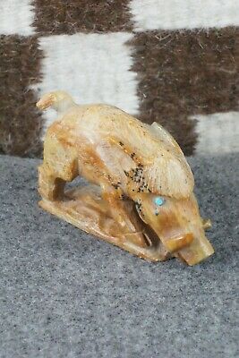 Boar Zuni Fetish Carving - Derrick Kaamasee