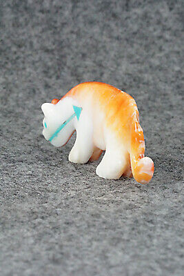 Mountain Lion Zuni Fetish Carving - Andres Quandelacy