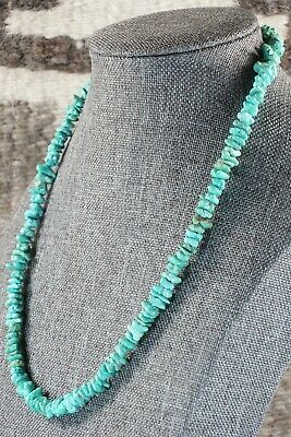 Turquoise & Sterling Silver Necklace - Navajo