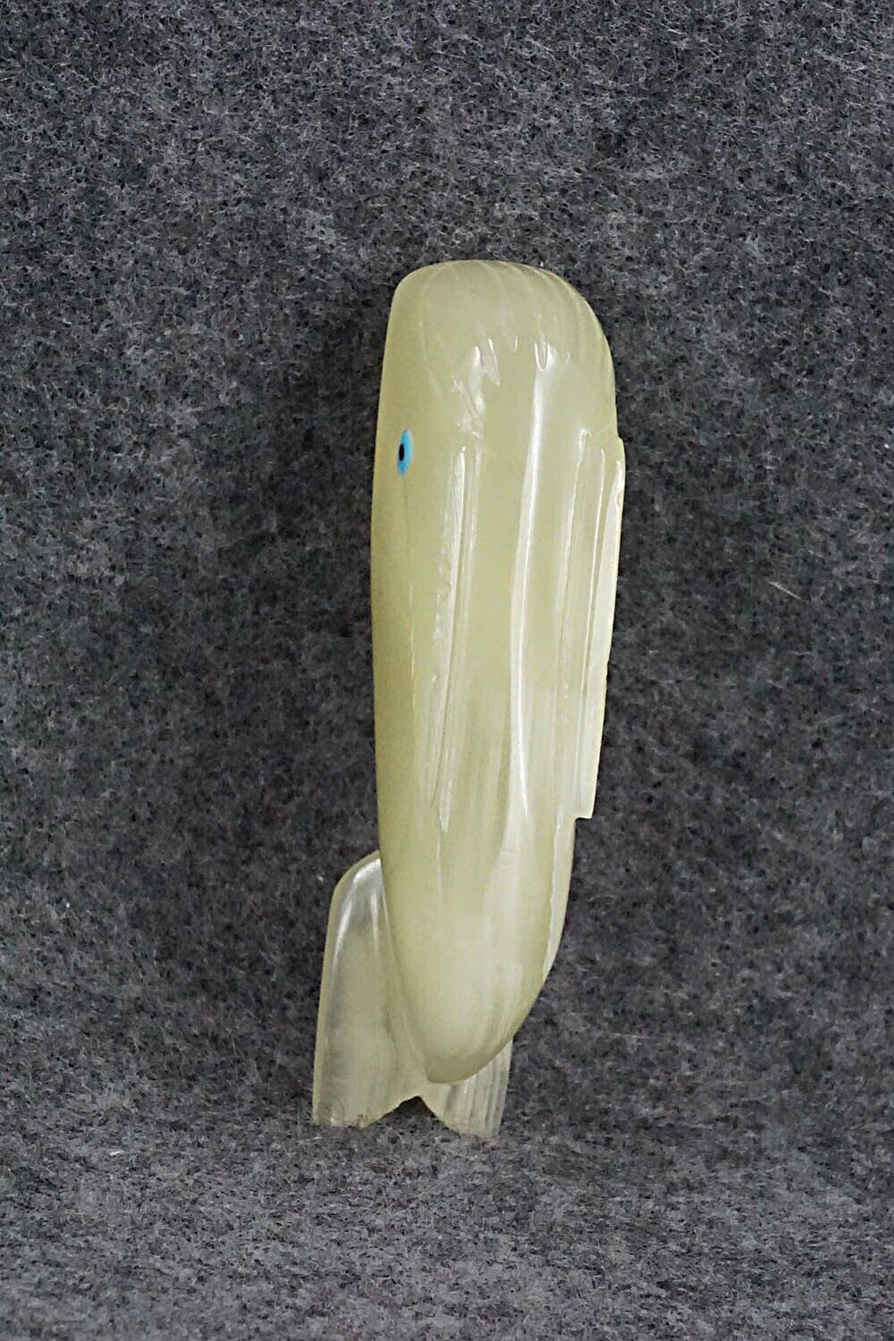 Whale Zuni Fetish Carving - Alex Tsethlikai