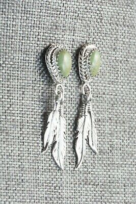 Turquoise & Sterling Silver Earrings - Angie Platero