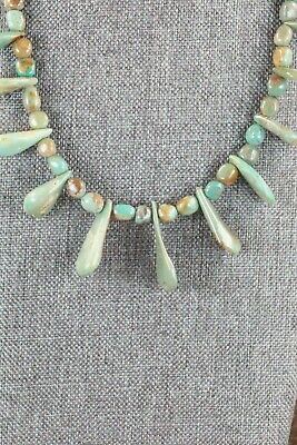 Turquoise & Sterling Silver Necklace - Navajo