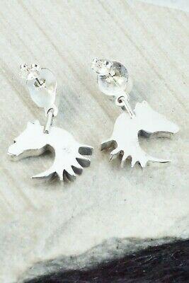 Turquoise & Sterling Silver Earrings - Annie Spencer - High Lonesome Trading