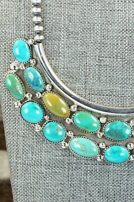 Turquoise & Sterling Silver Necklace - Roberta Begay