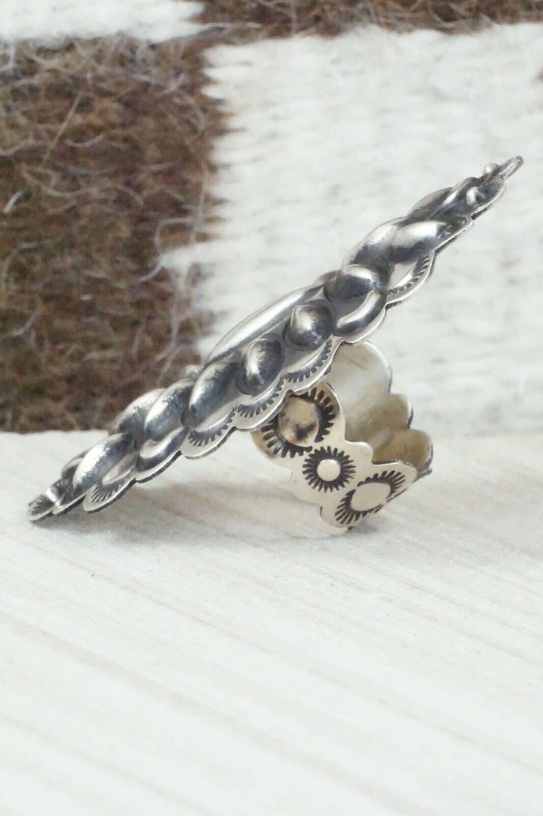 Sterling Silver Ring - Leander Tahe - Size 8.25