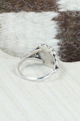 Turquoise & Sterling Silver Ring - Maritta Martinez - Size 9