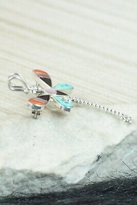 Multi Stone and Sterling Silver Pendant & Pin - Lyndon Ahiyite