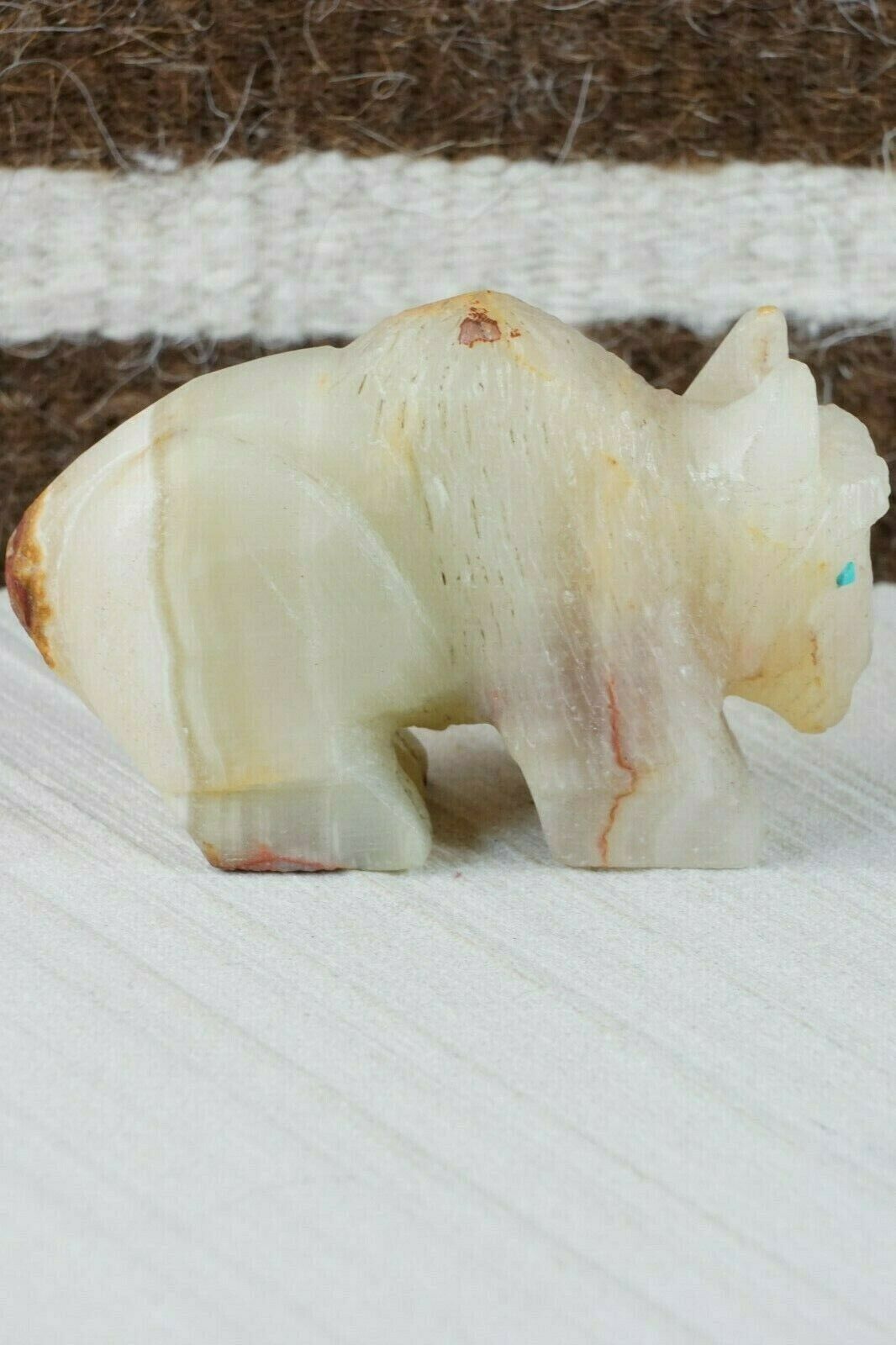 Buffalo Zuni Fetish Carving - Jon Quam - High Lonesome Trading