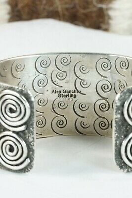 Navajo Sterling Silver Bracelet - Alex Sanchez