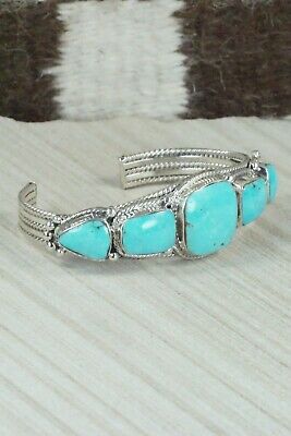 Turquoise & Sterling Silver Bracelet - Thomas Yazzie