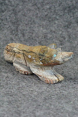 Wolf Zuni Fetish Carving - Tony Mackel