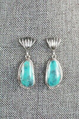 Turquoise and Sterling Silver Earrings - Sharon McCarthy