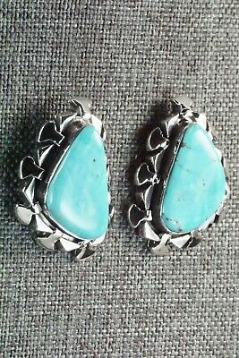 Turquoise and Sterling Silver Earrings - Sharon McCarthy