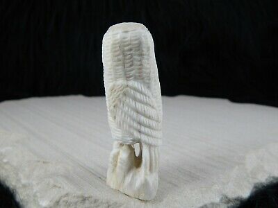 Owl Zuni Fetish Carving - Garrick Weeka - High Lonesome Trading