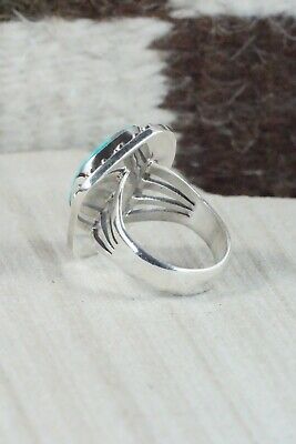 Turquoise & Sterling Silver Ring - Jimson Belin - Size 7.5