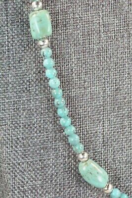 Turquoise & Sterling Silver Necklace - Navajo
