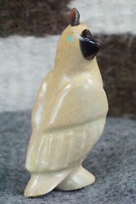 Quail Zuni Fetish Carving - Enrike Leekya