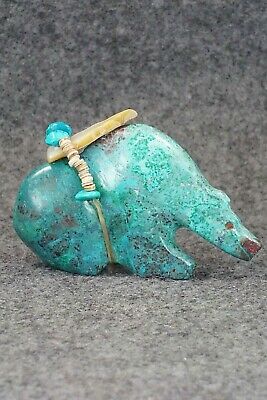 Bear Zuni Fetish Carving - Donovan Laiwakete