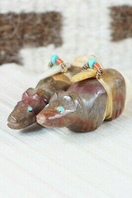 Wolf Zuni Fetish Carving - Peter Gasper - High Lonesome Trading