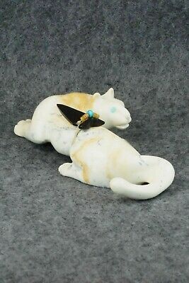 Mountain Lion Zuni Fetish Carving - Albert Eustace