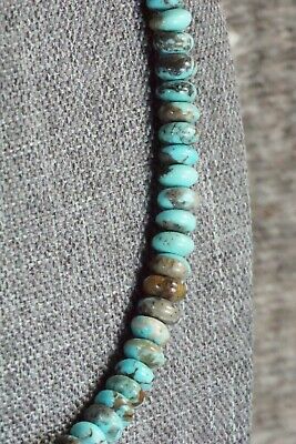 Turquoise & Sterling Silver Necklace - Navajo
