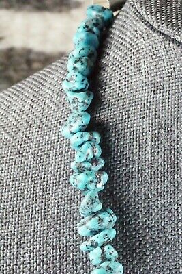 Turquoise & Sterling Silver Necklace - Louise Joe - High Lonesome Trading