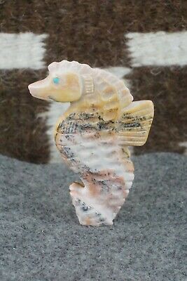 Sea Horse Zuni Fetish Carving - Derrick Kaamasee