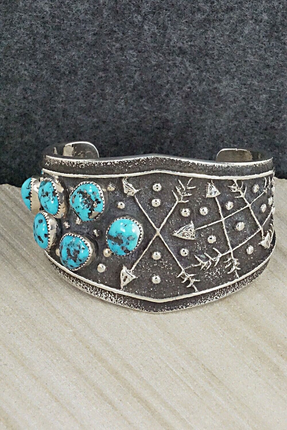 Turquoise & Sterling Silver Bracelet - Delbert Arviso