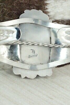 Turquoise, Coral & Sterling Silver Bracelet - Shirley Largo